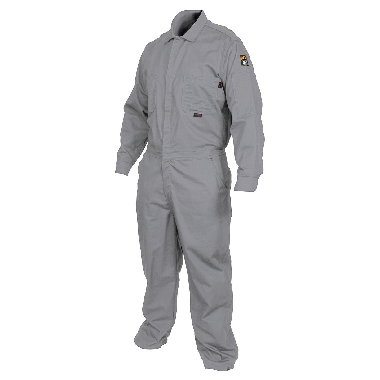 Gray Coveralls - MCR Safety - Max Comfort Fabric