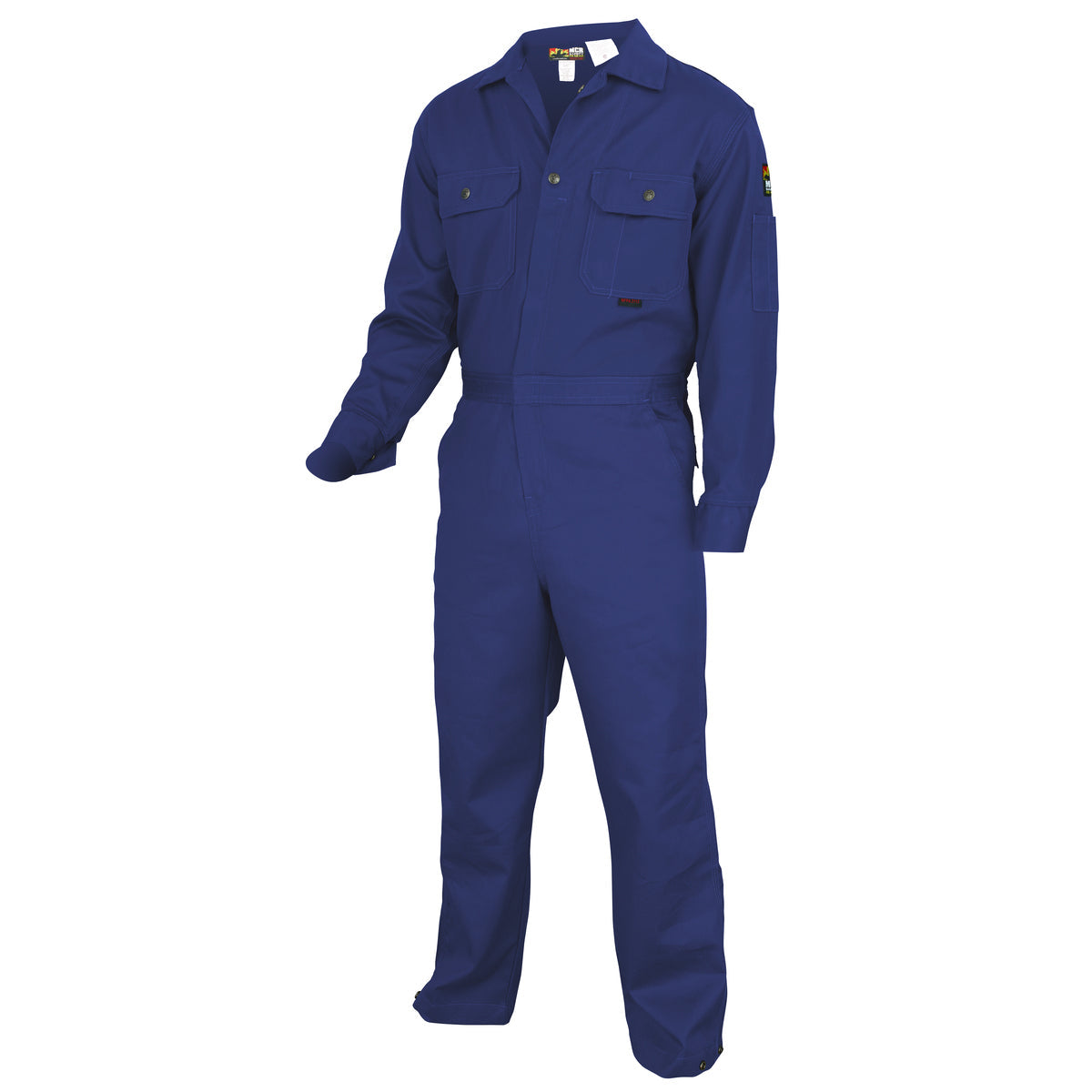 Royal Blue Coveralls - MCR Safety - Flame Resistant