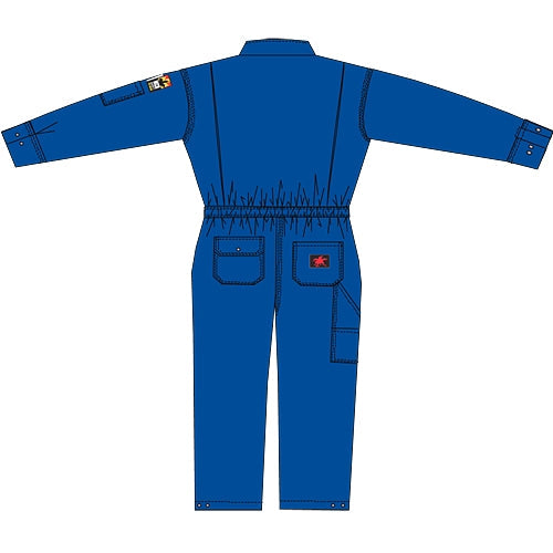 Royal Blue Coveralls - MCR Safety - Flame Resistant