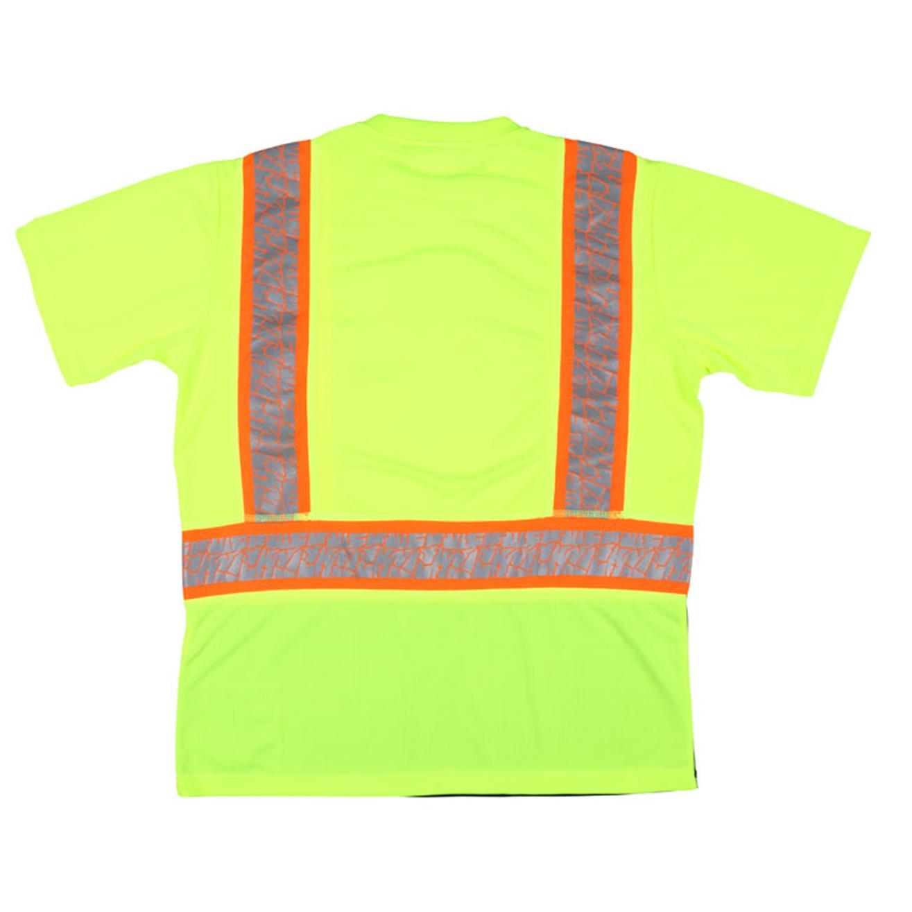 Yellow/Lime Safety Shirts - MCR Safety - Breathable Mesh