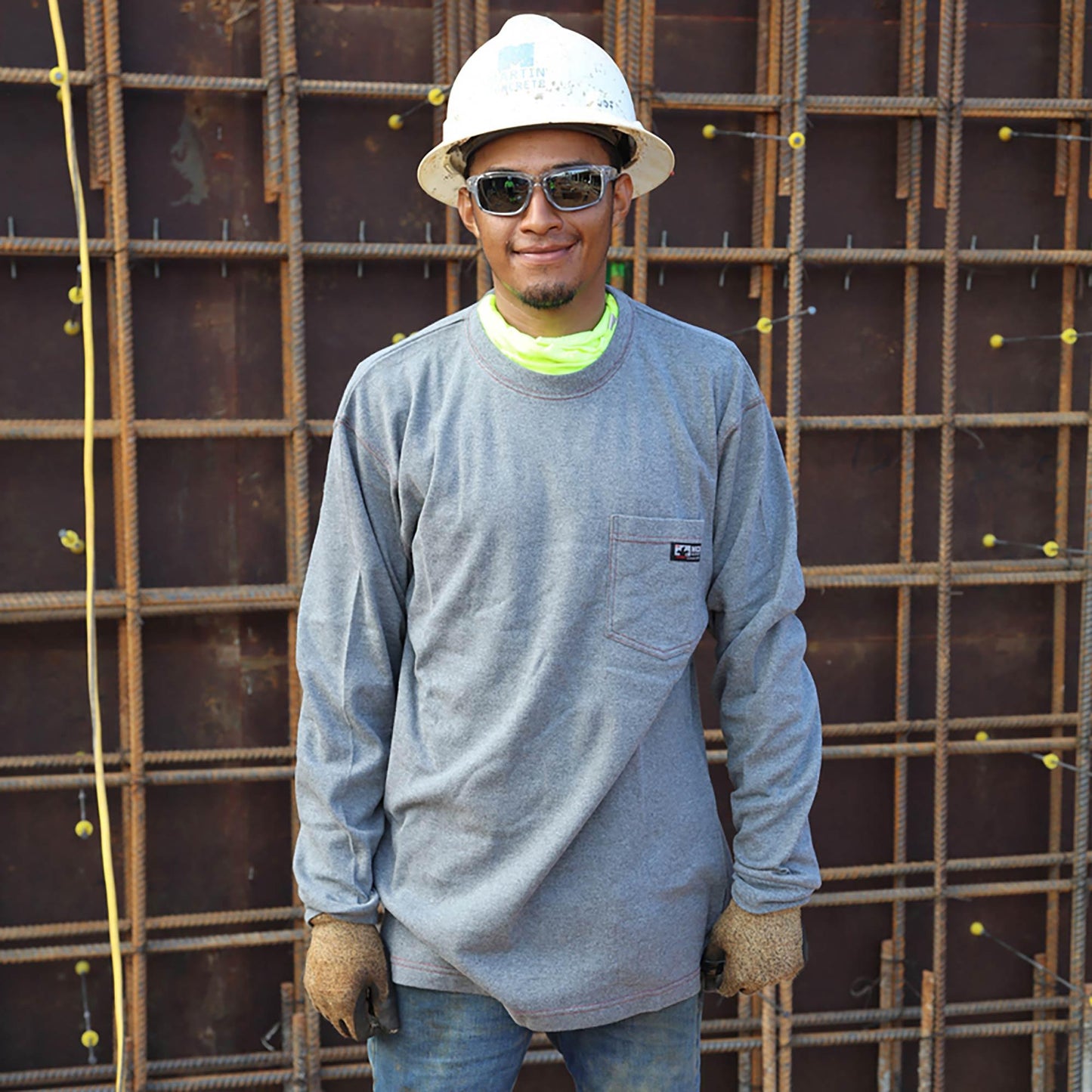 Gray Lightweight T-Shirt - MCR Safety - FR Cotton