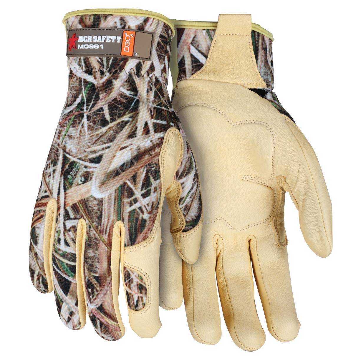 Camo Performance Gloves - MCR Safety - Goatskin Palm