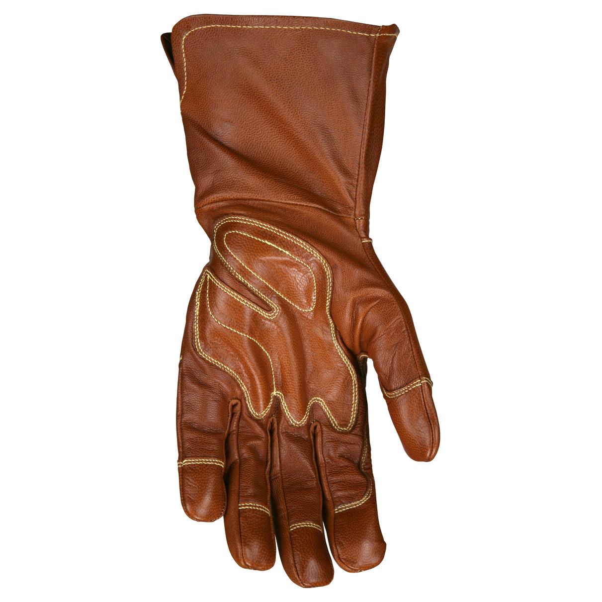 Gauntlet Cuff Leather Gloves - MCR Safety - Premium Goatskin