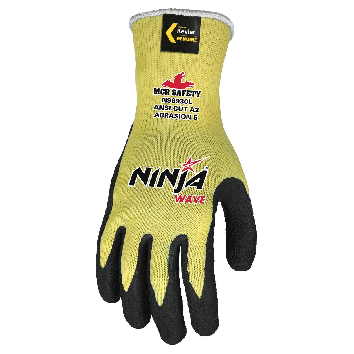 Nitrile Wave Coated Gloves - MCR Safety - Durable Protection