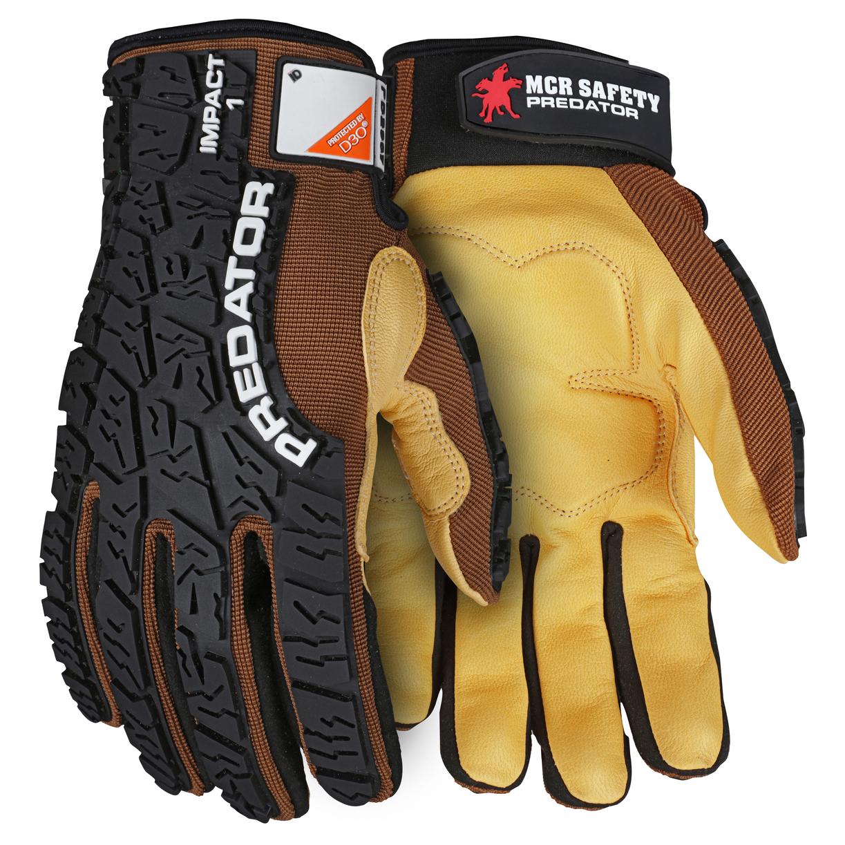 Tire Tread TPR Gloves - MCR Safety - Impact Resistant