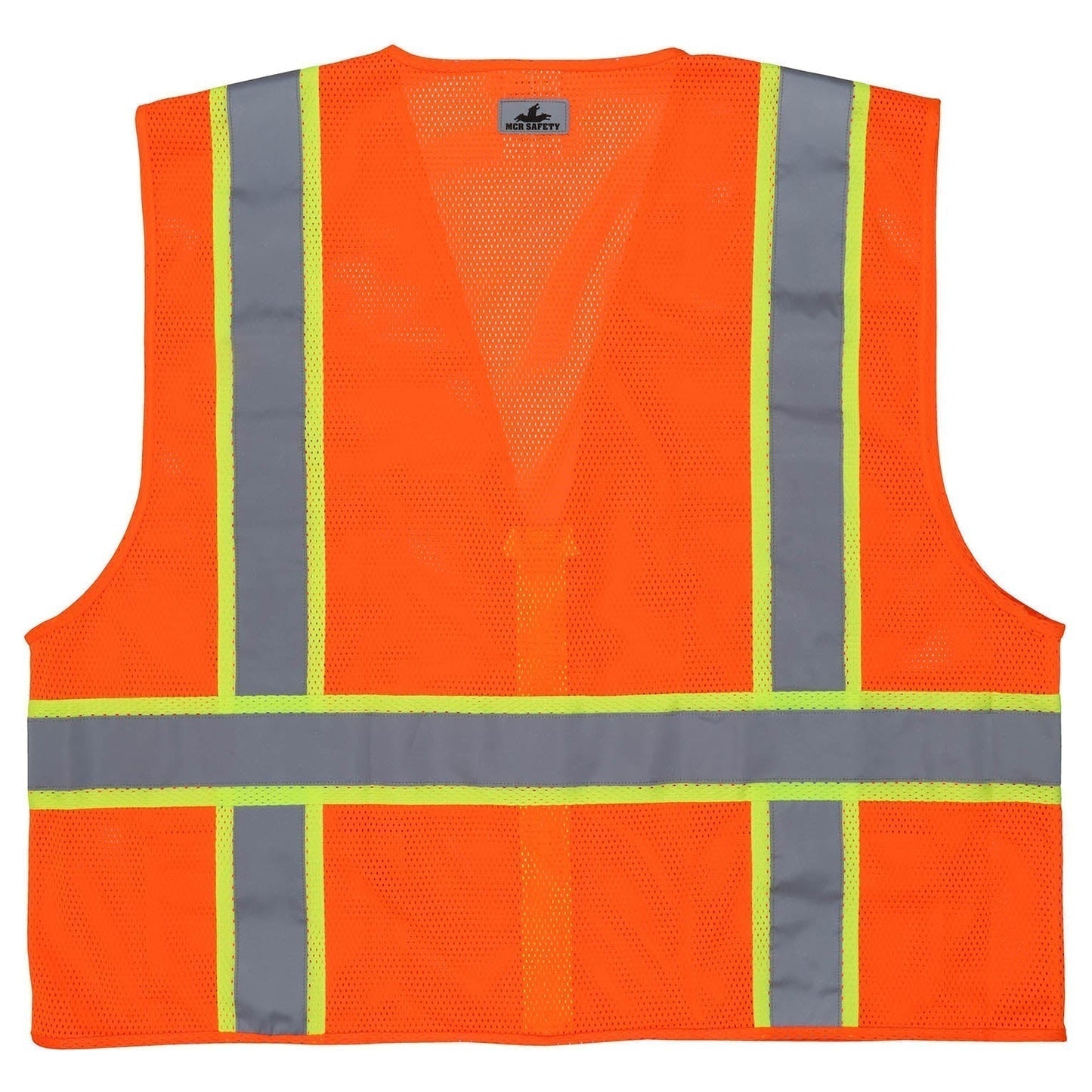 Yellow/Lime Safety Vest - MCR Safety - Recycled Fabric