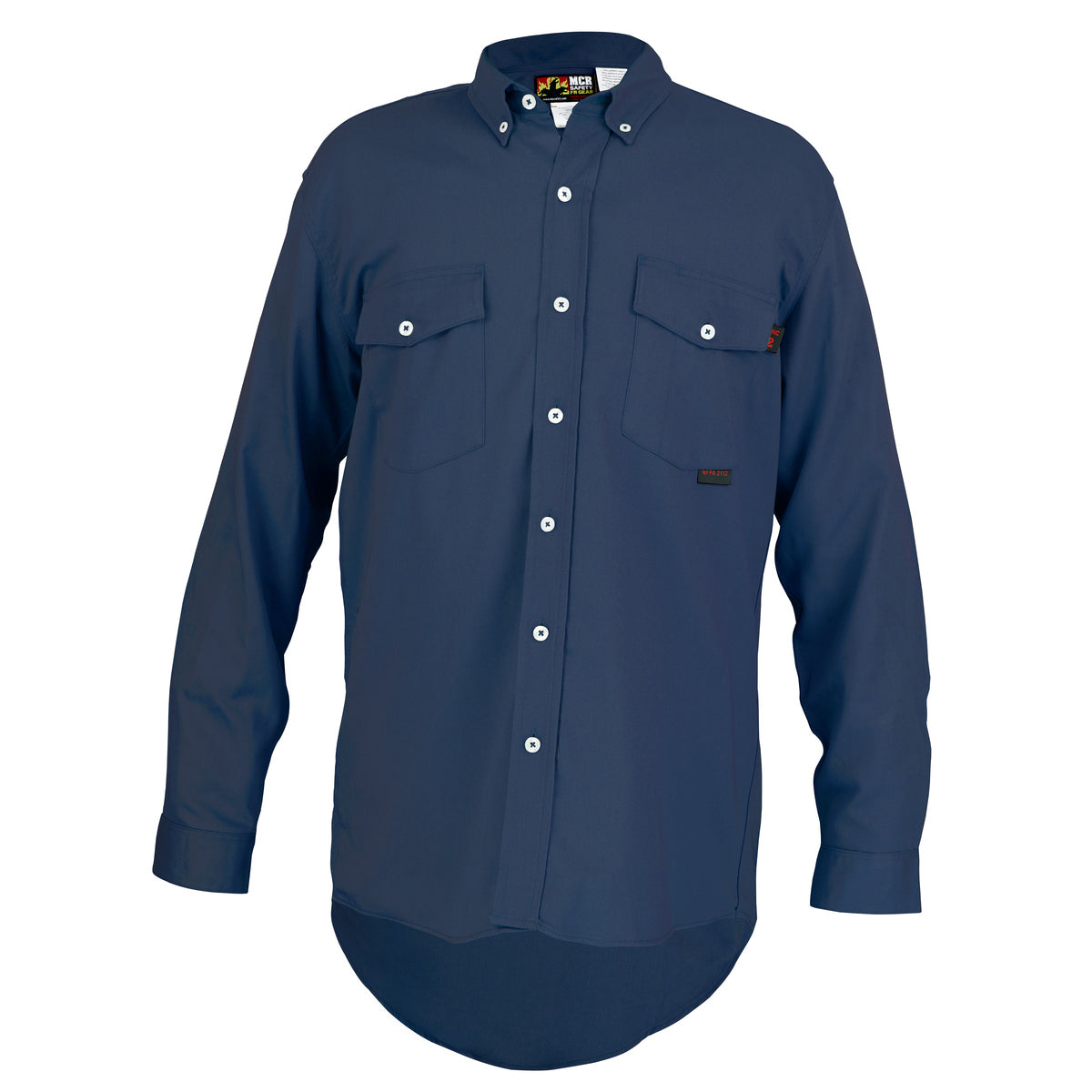Gray Button Up Shirts - MCR Safety - Max Comfort Fabric