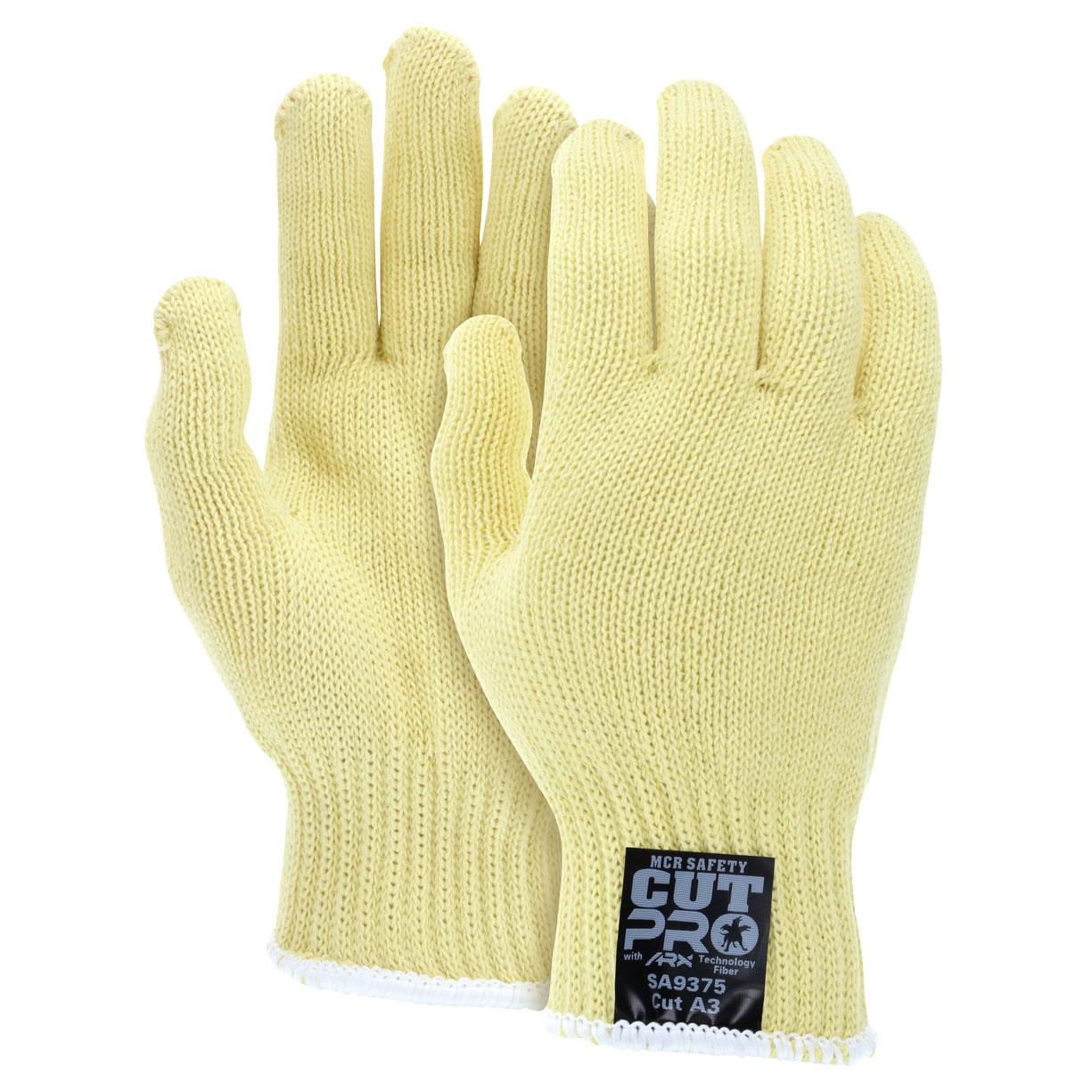 7 Gauge ARX Aramid Knit Gloves - MCR Safety - Cut Resistant
