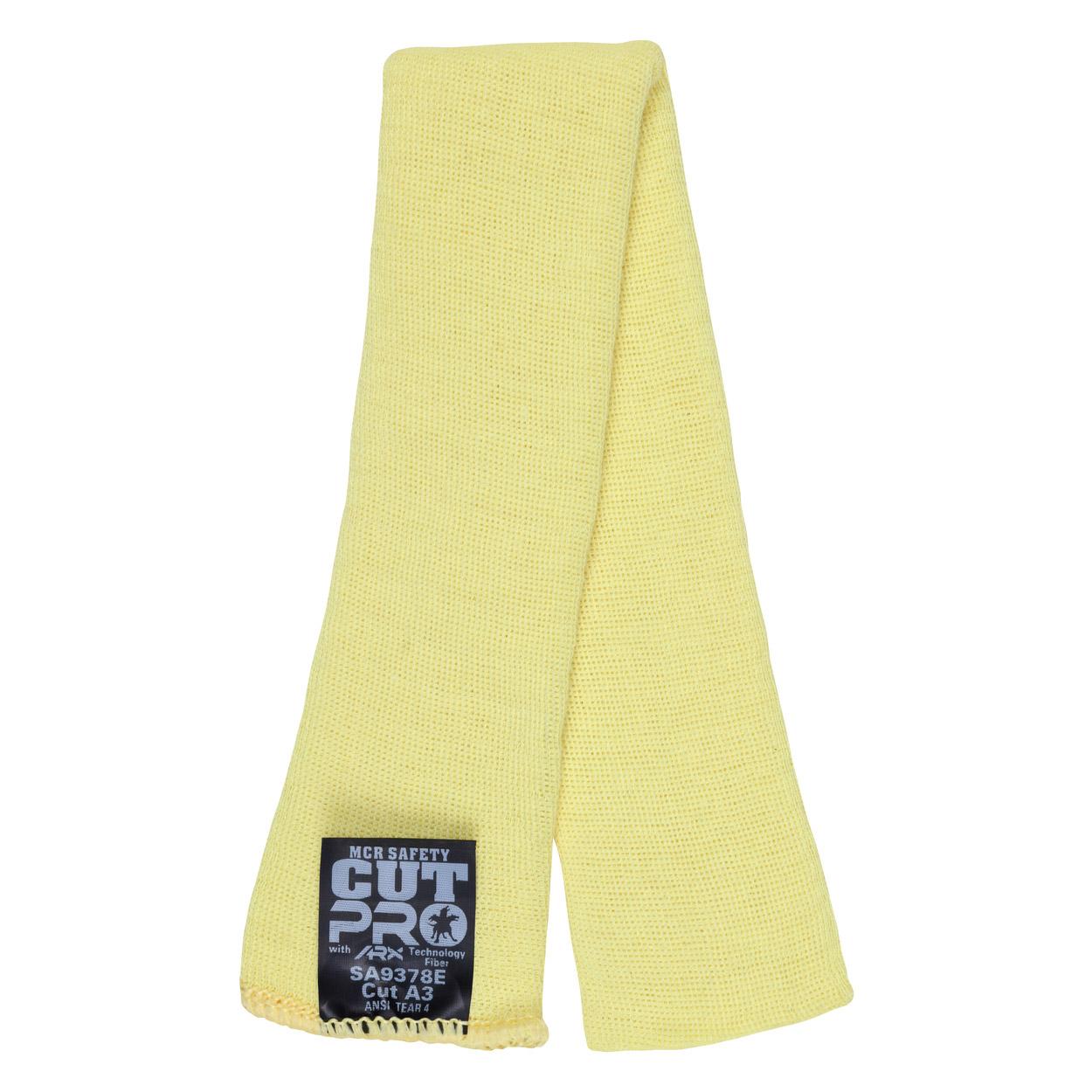 18" Length Sleeves - MCR Safety - Cut Resistant Yellow