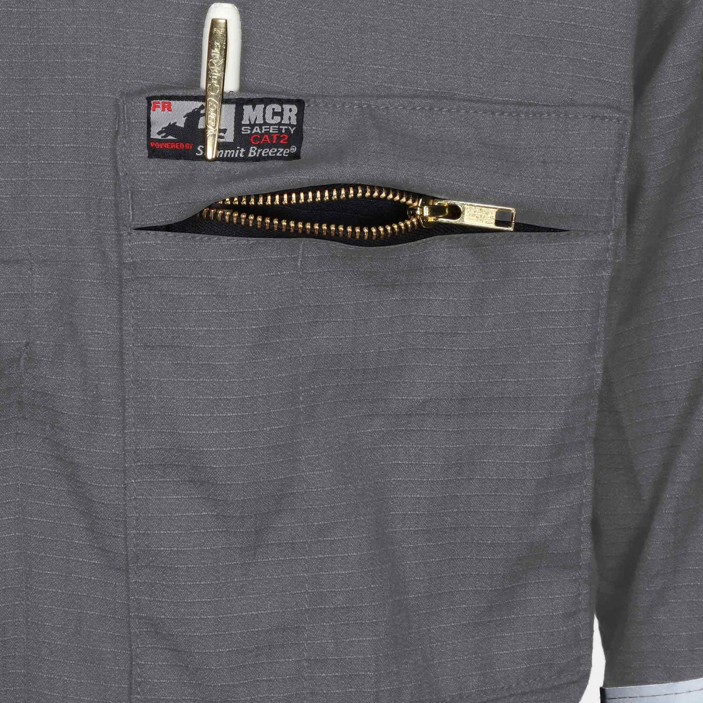 Gray Coveralls - MCR Safety - Inherent Blend Material