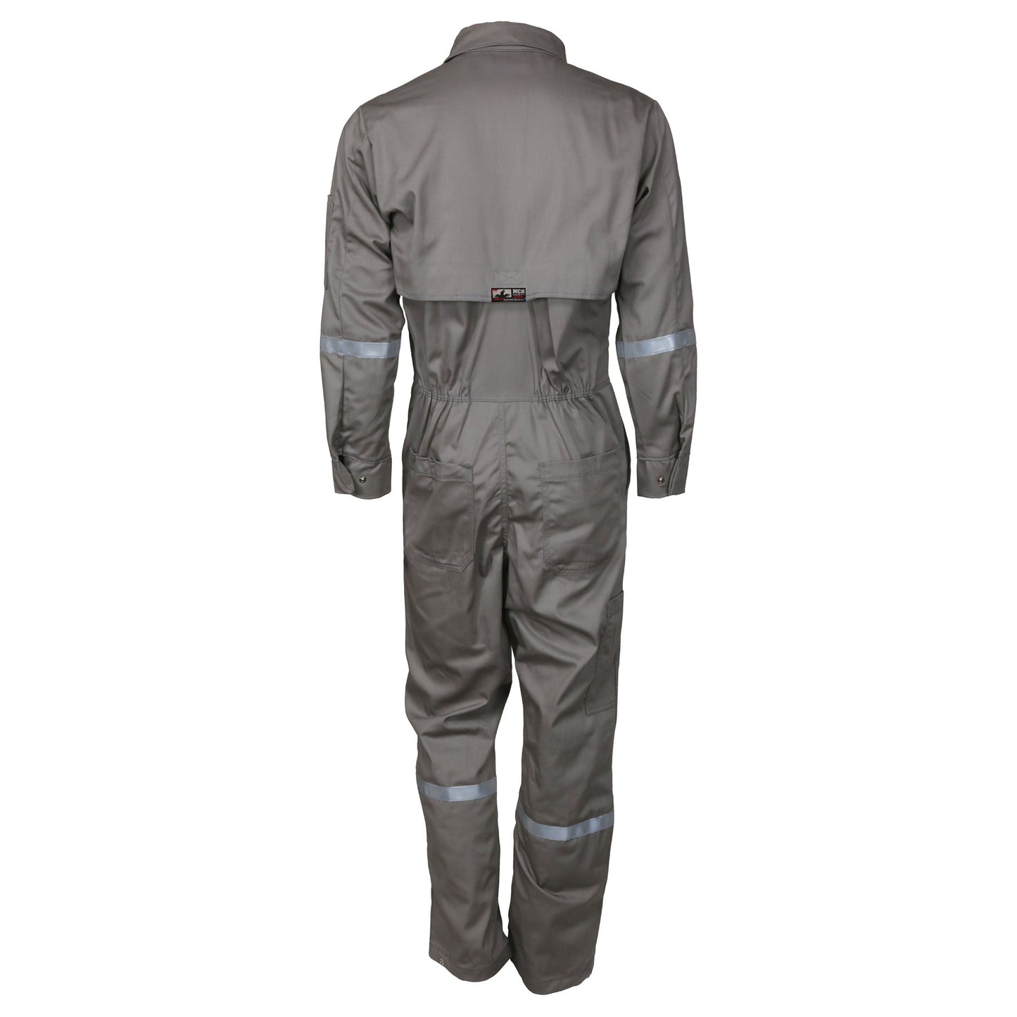 Gray Coveralls - MCR Safety - Reflective Cotton Material