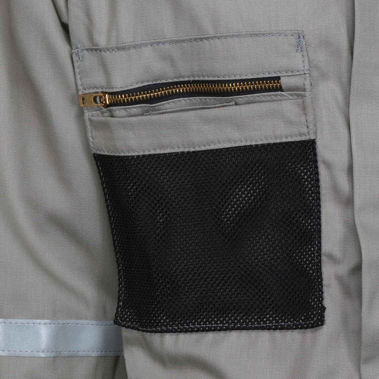 Gray Coveralls - MCR Safety - Reflective Cotton Material