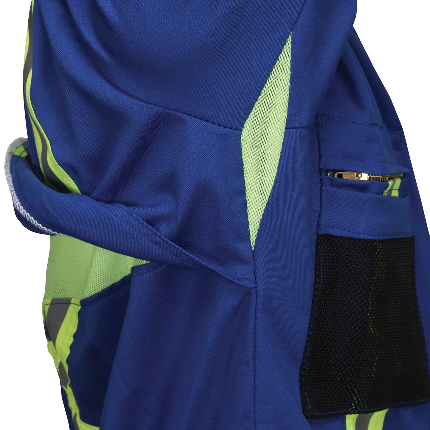 Royal Blue Coveralls - MCR Safety - Cotton FR Design