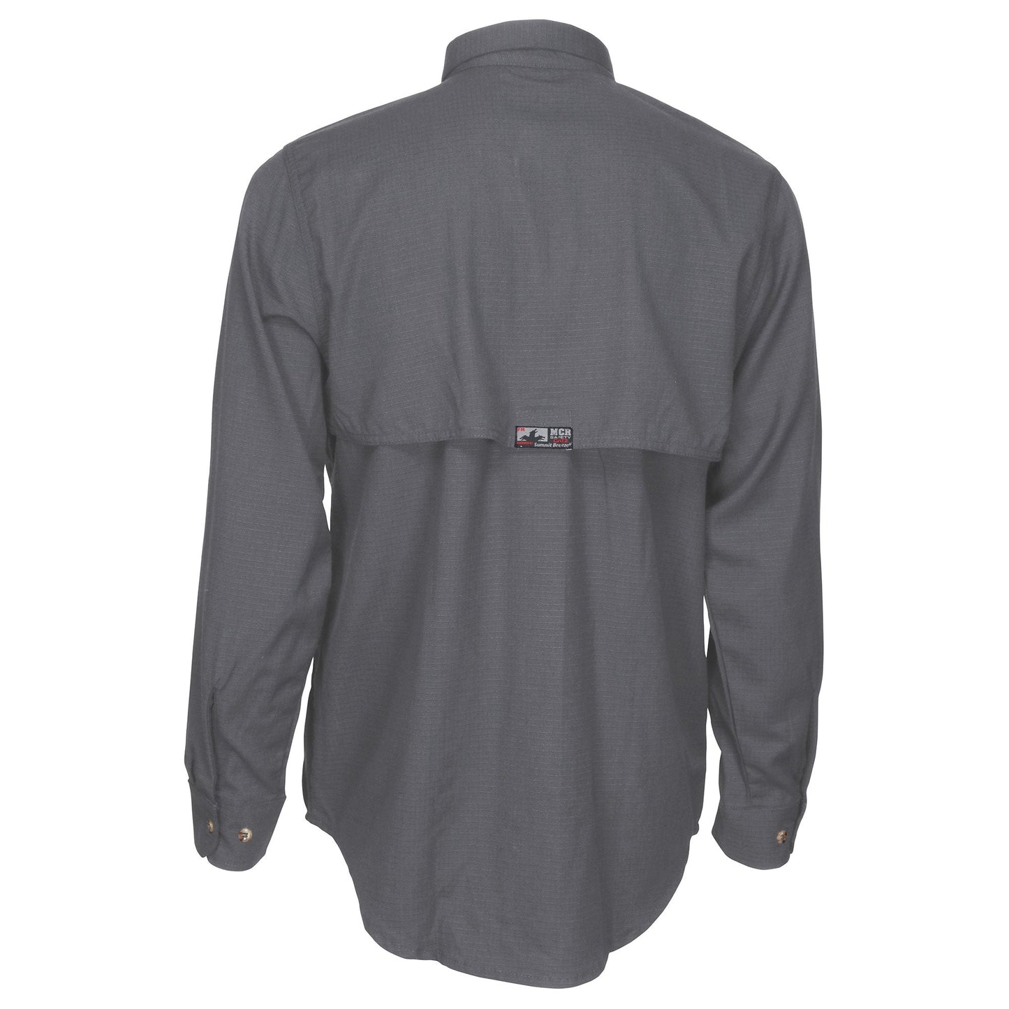 Gray Button Up Shirts - MCR Safety - Vented Design