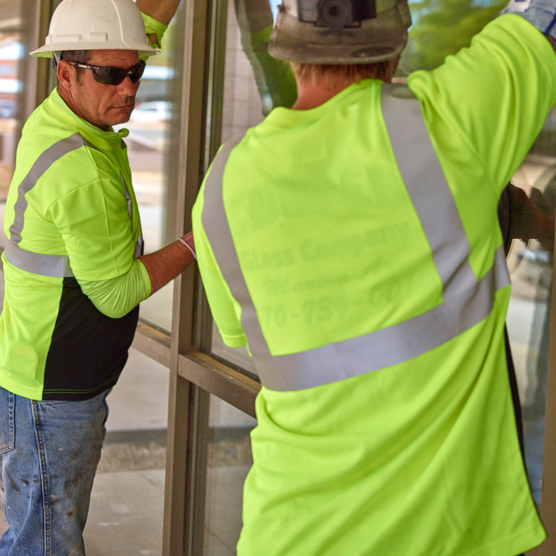 Yellow/Lime Safety Shirt - MCR Safety - Moisture Wicking