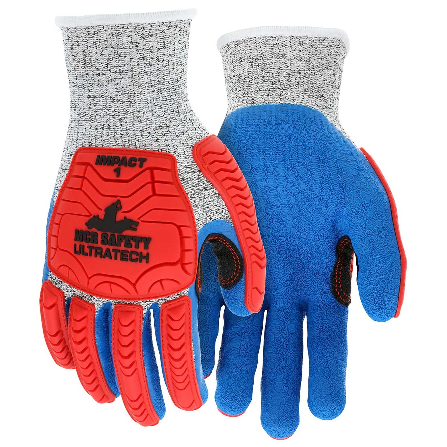 TPR Back Performance Gloves - MCR Safety - Durable Latex
