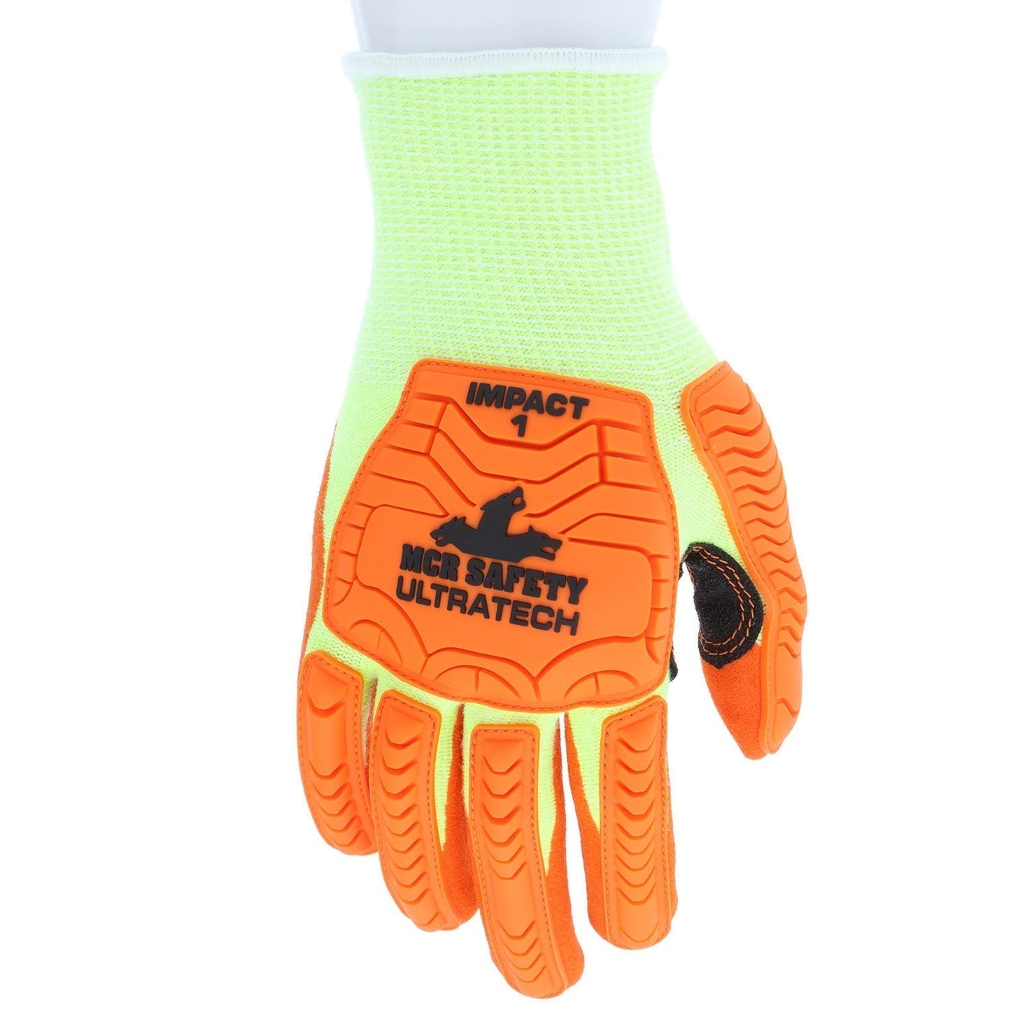 TPR Back Performance Gloves - MCR Safety - Hi-Vis Cut Pro