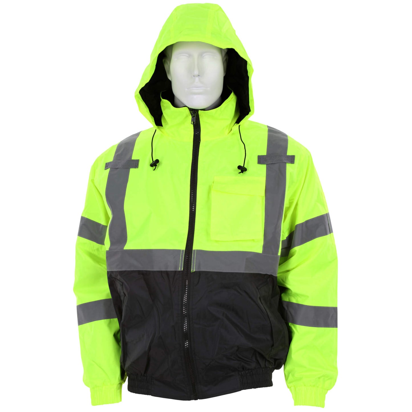 Yellow/Lime Safety Jacket - MCR Safety - Reflective Design
