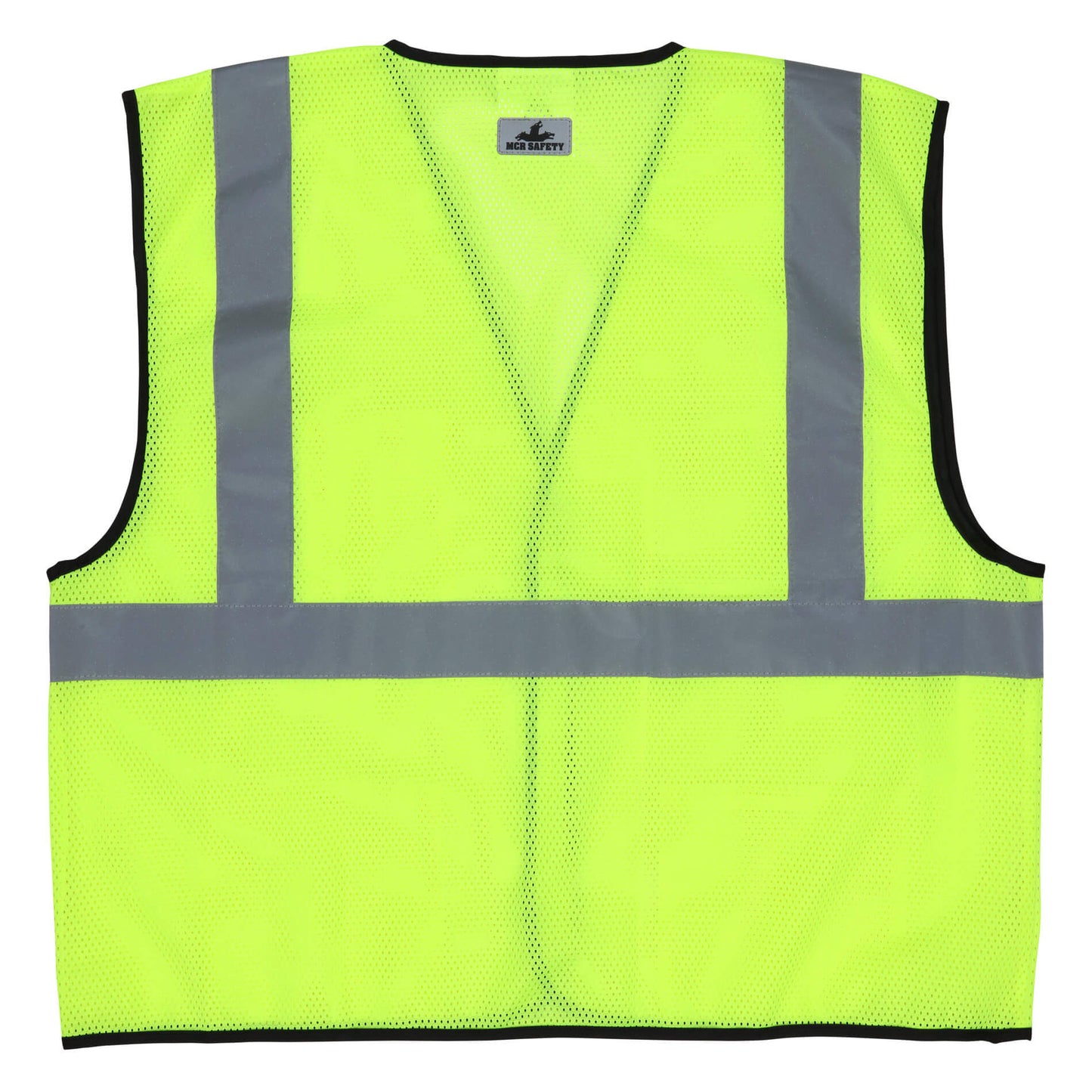 Yellow/Lime Safety Vest - MCR Safety - Mesh Material