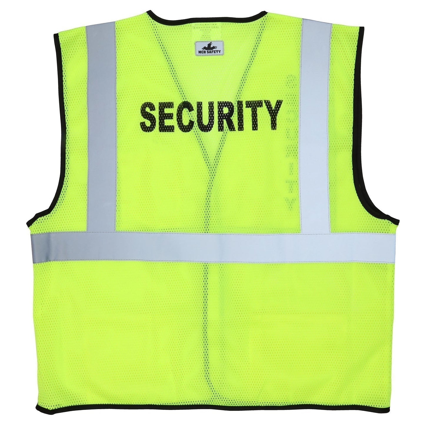 Yellow/Lime Safety Vest - MCR Safety - Reflective Mesh