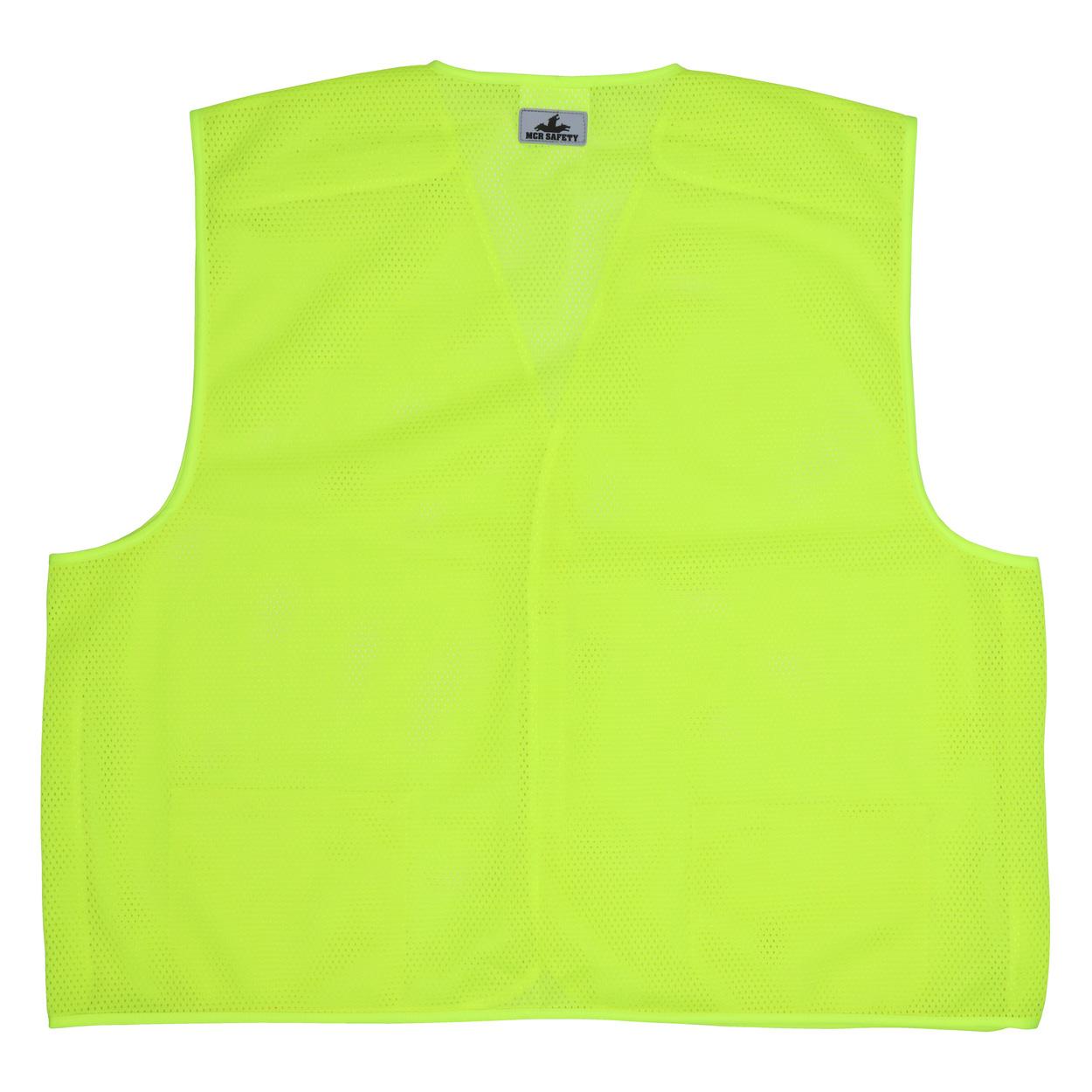 Yellow/Lime Safety Vests - MCR Safety - Tear Away Design