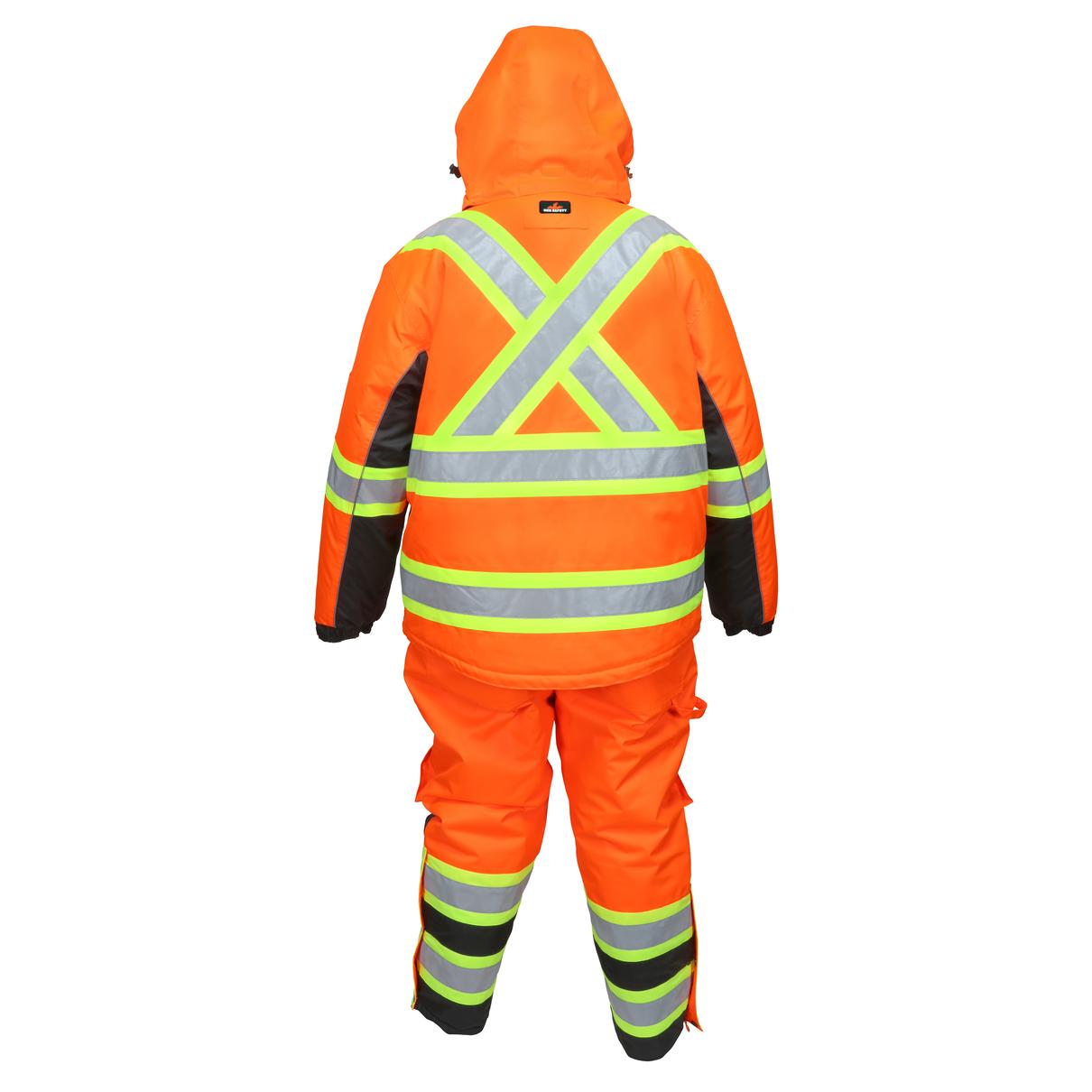 Orange Rain Jackets - MCR Safety - Insulated Design