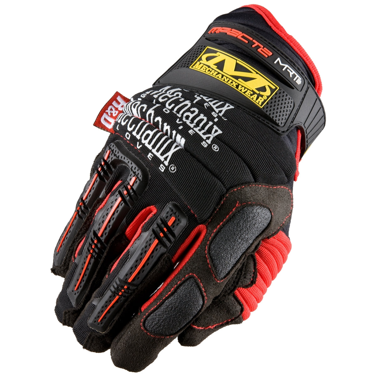 Black/Red Performance Gloves - Mechanix - Durable Design