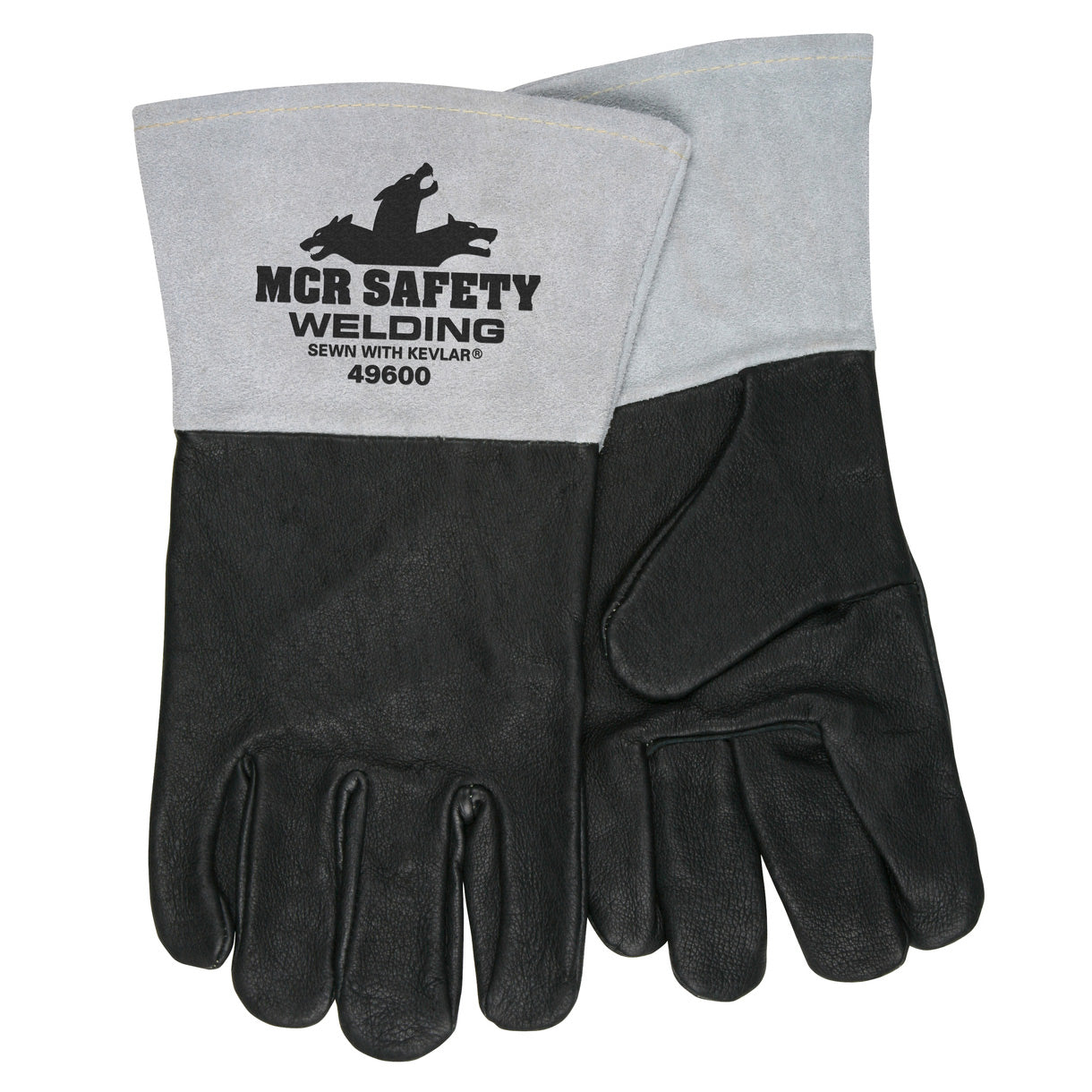 4.5" Split Cow Cuff Leather Gloves - MCR Safety - Durable Design
