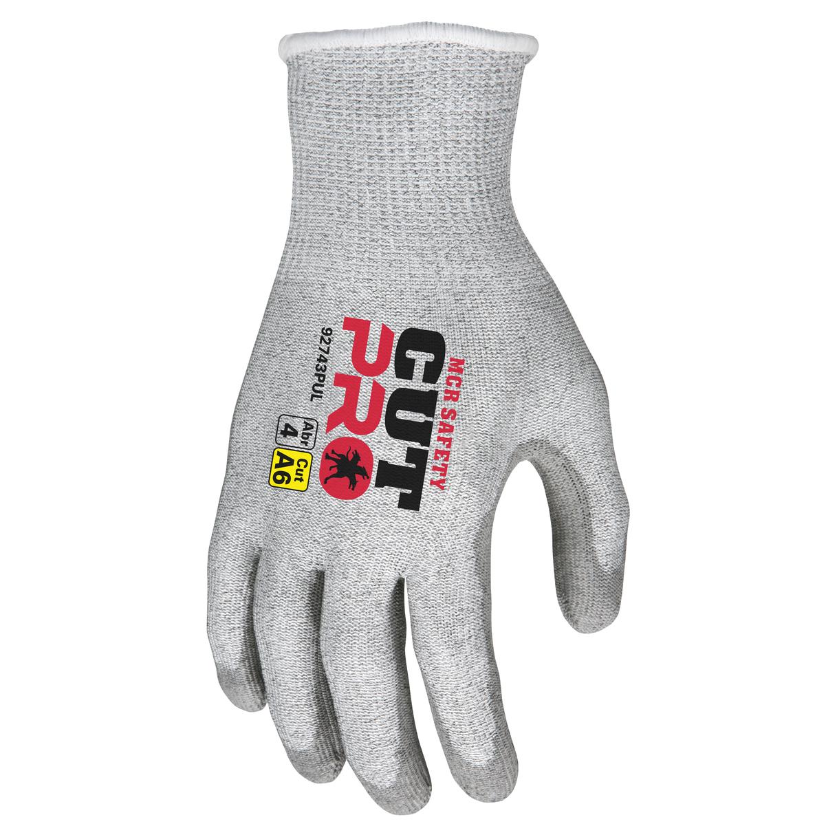 Polyurethane Knit Gloves - MCR Safety - Cut Resistant