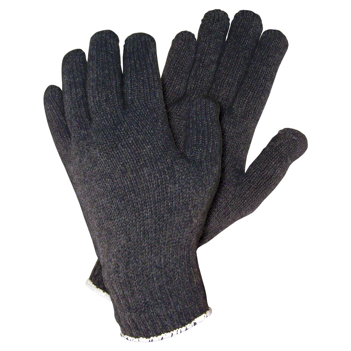 Black Knit Gloves - MCR Safety - Heavy Duty Comfort