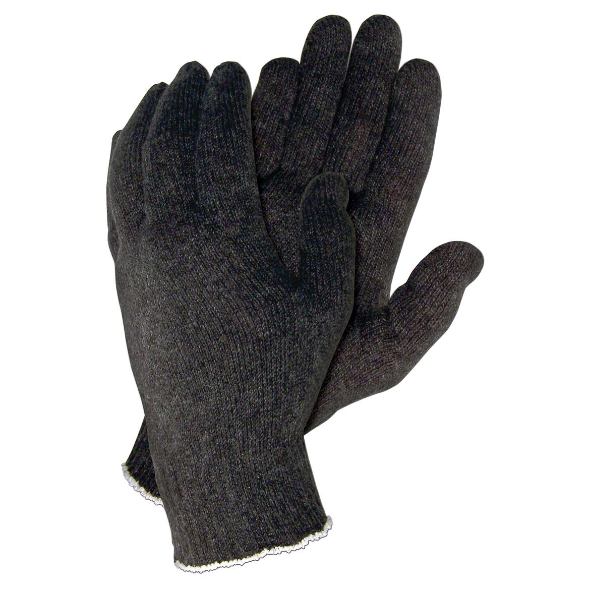 Black Durable String Knit Gloves - MCR Safety - Versatile Use