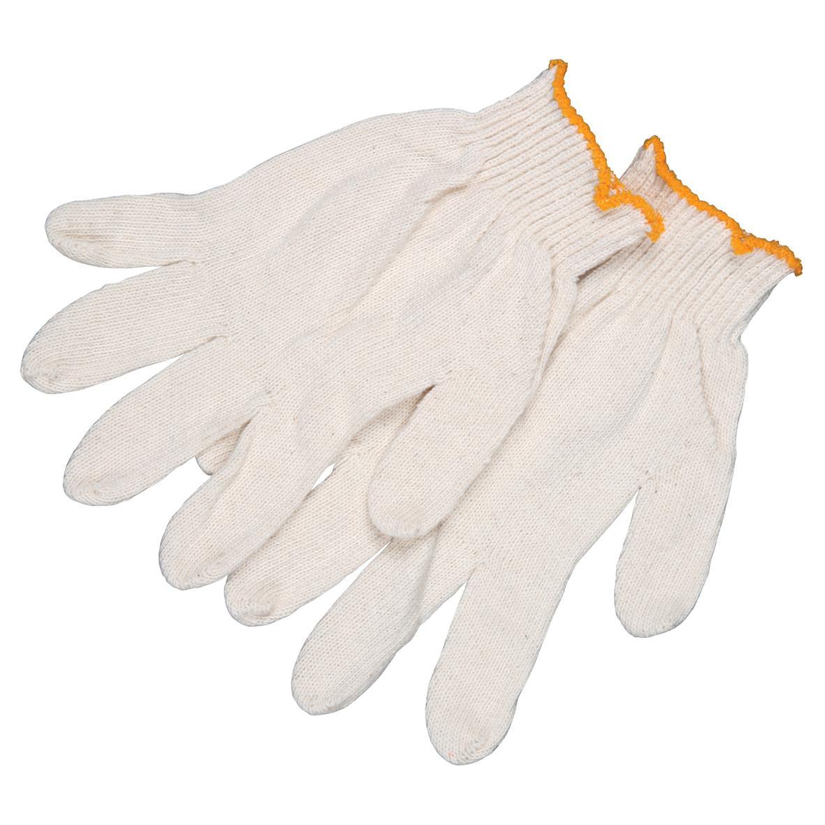 10 Gauge Cotton String Knit Gloves - MCR Safety - Reversible