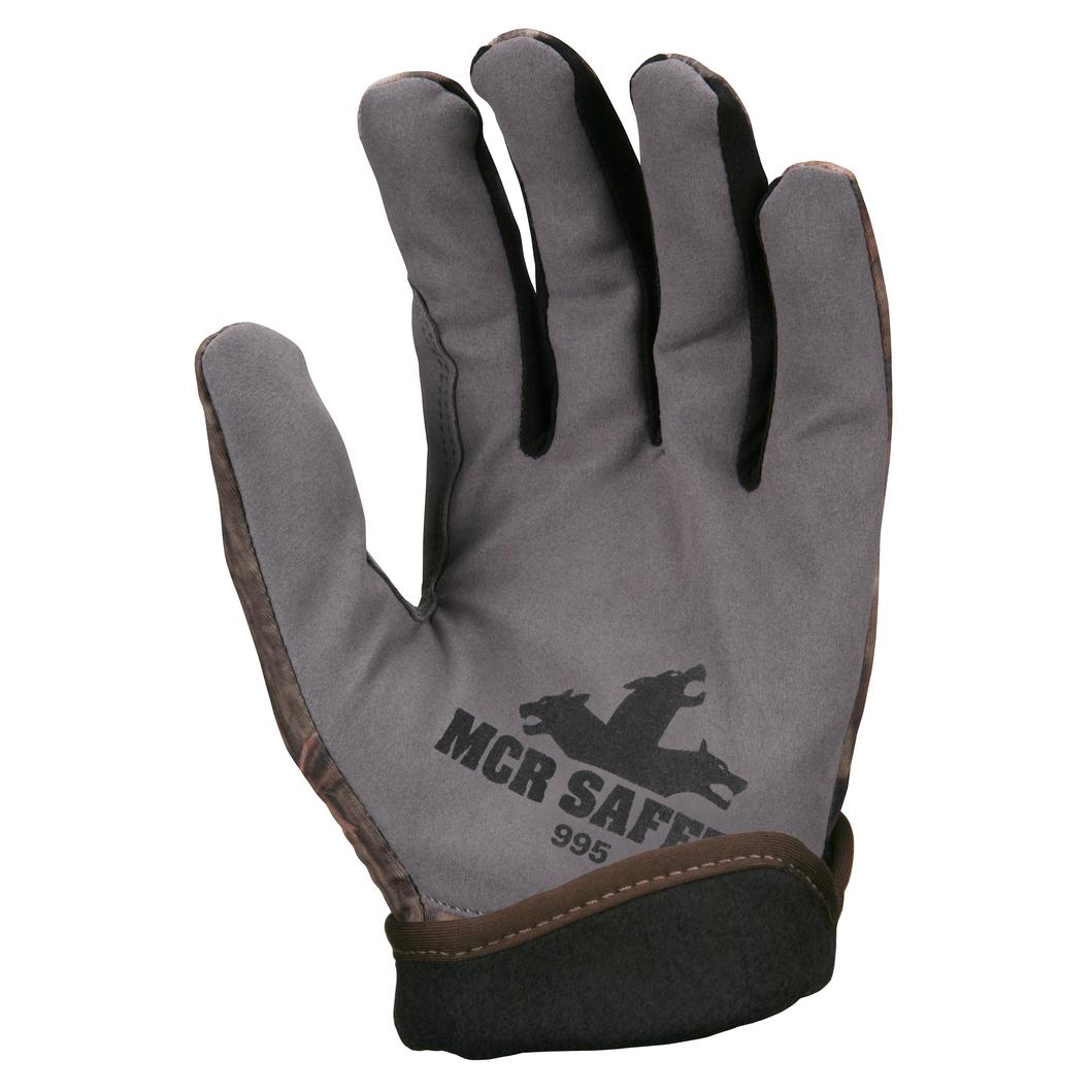 Synthetic Leather Palm Performance Gloves - MCR Safety - Fleece Lined