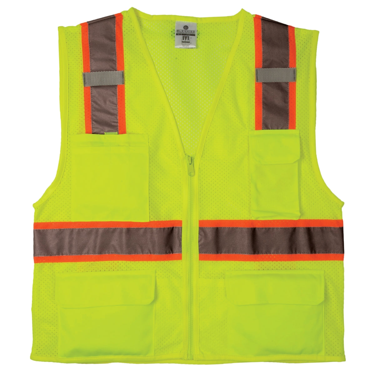 Yellow/Lime Safety Vests - Kishigo - Ultra-Cool Mesh