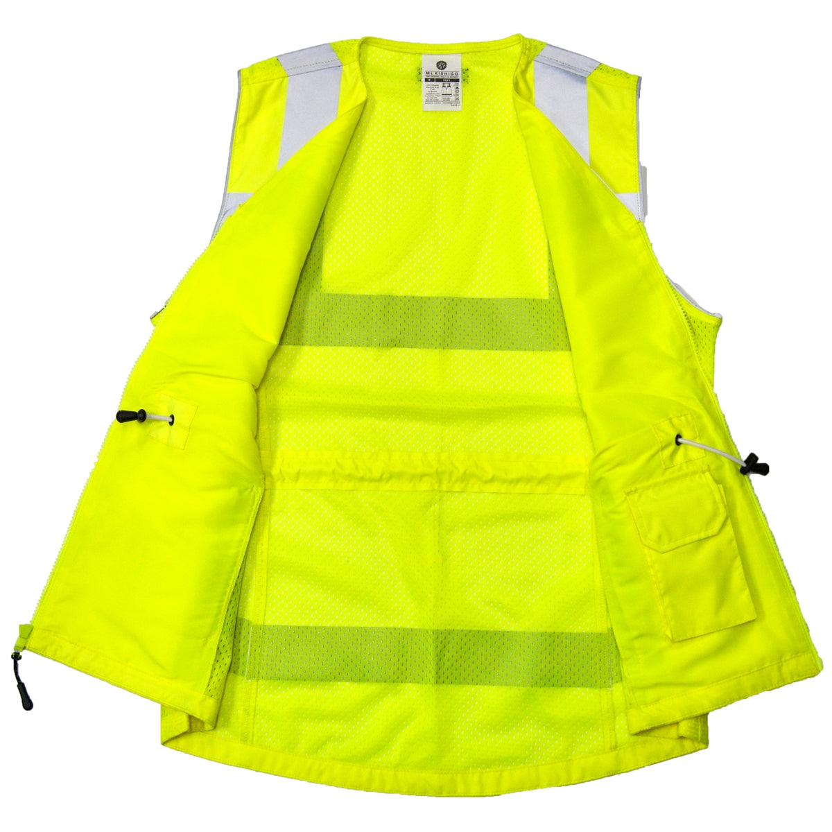 Yellow/Lime Safety Vest - Kishigo - Breathable Mesh