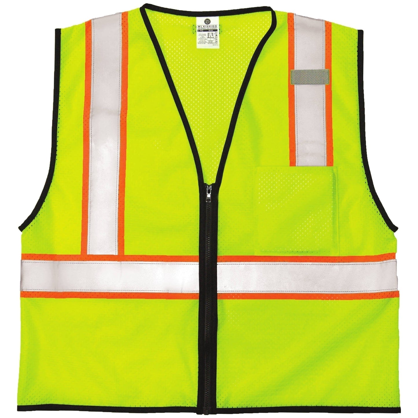Yellow/Lime Safety Vests - Kishigo - Reflective Mesh