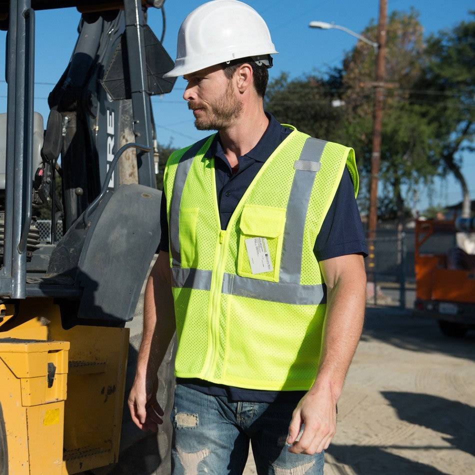 Yellow/Lime Safety Vests - Kishigo - High Visibility