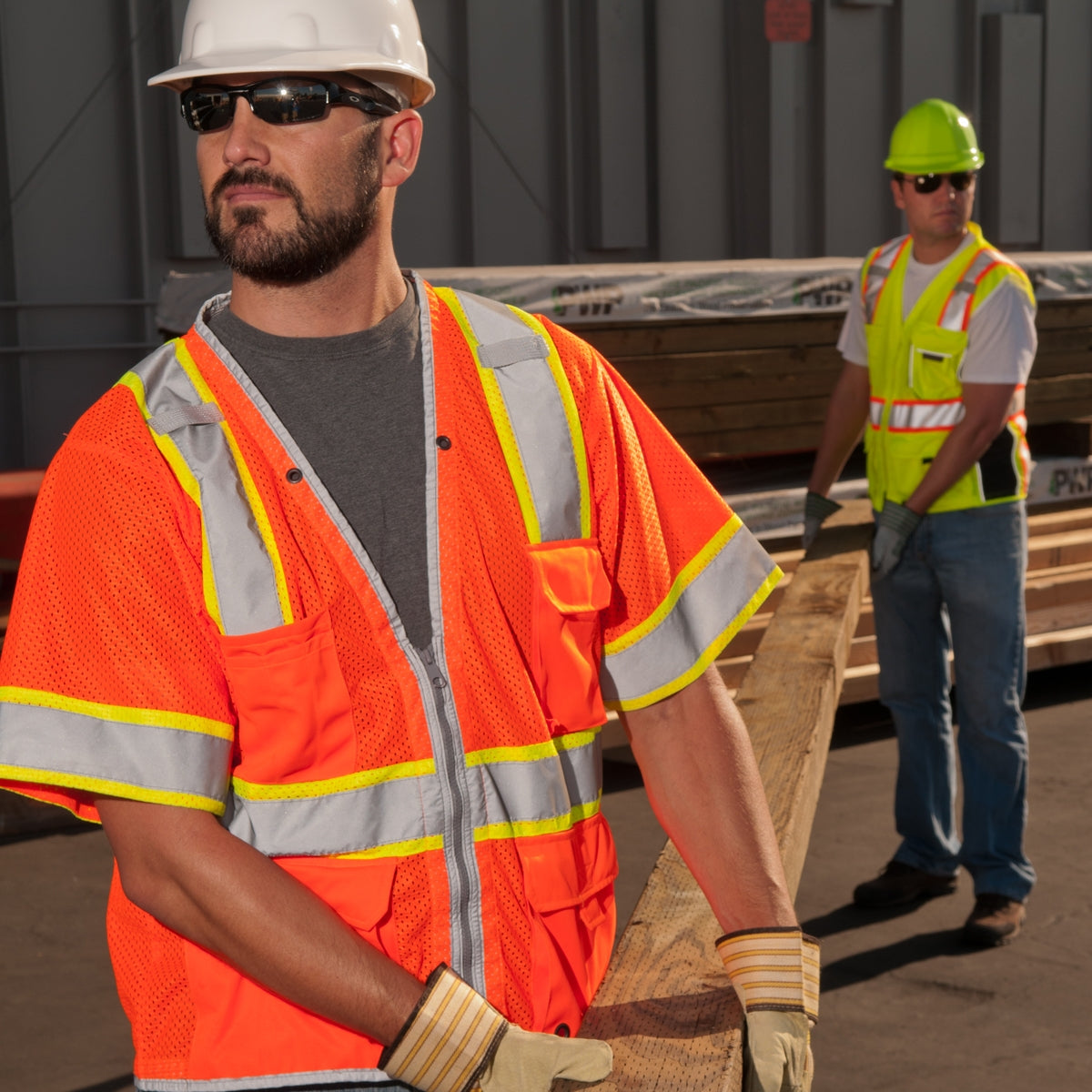 Yellow/Lime Safety Vests - Kishigo - Reflective Design