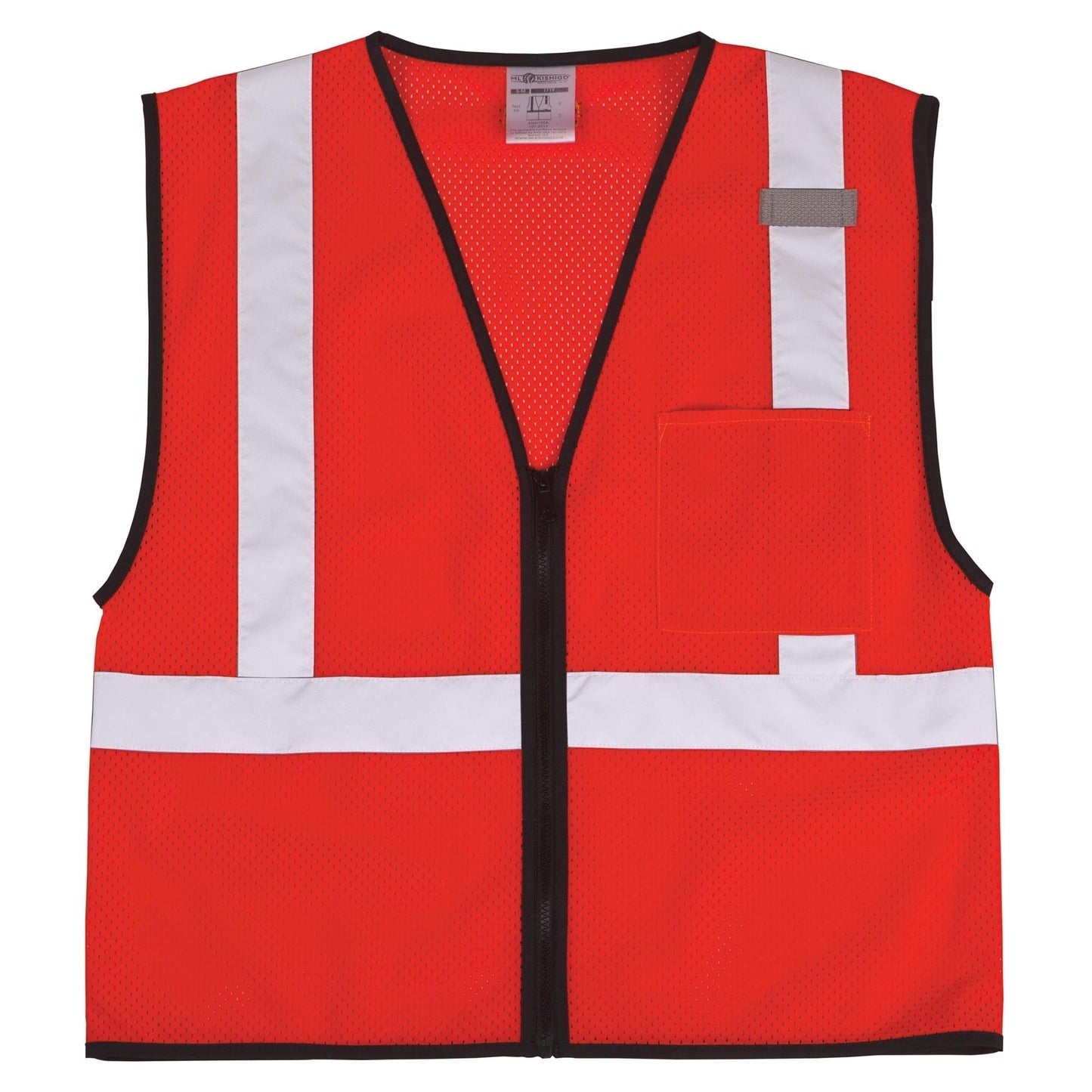 Fluorescent Red Vest - Kishigo - ANSI Certified Safety