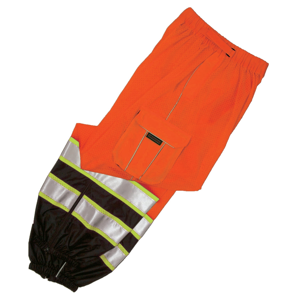 Yellow/Lime Safety Pants - Kishigo - Reflective Mesh