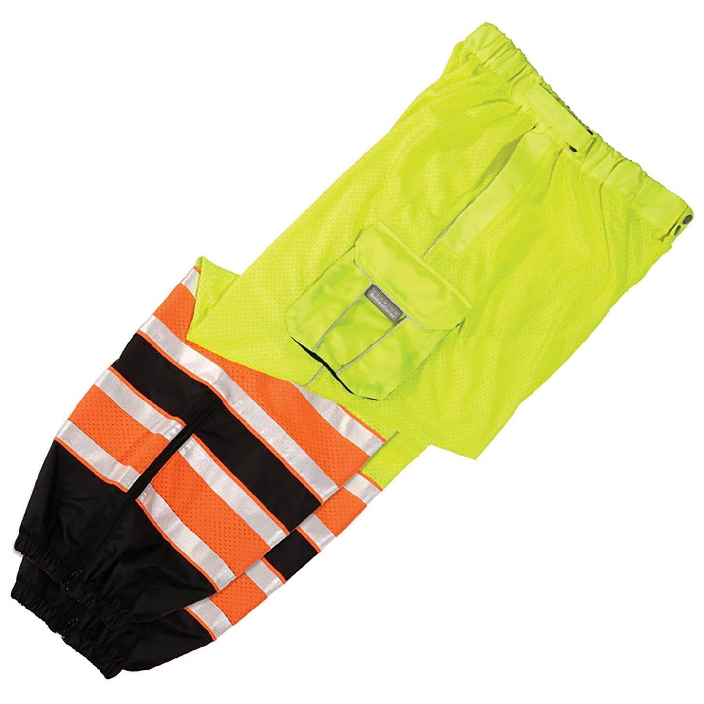 Yellow/Lime Safety Pants - Kishigo - Reflective Mesh