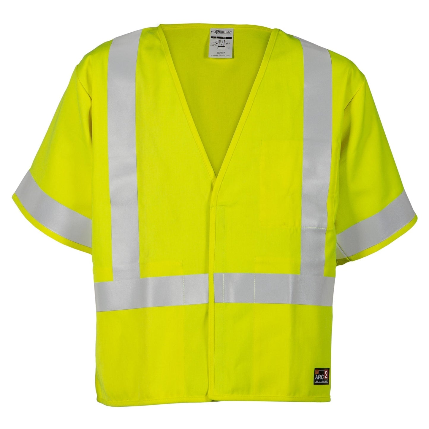 Yellow/Lime Safety Vest - Kishigo - Flame Resistant