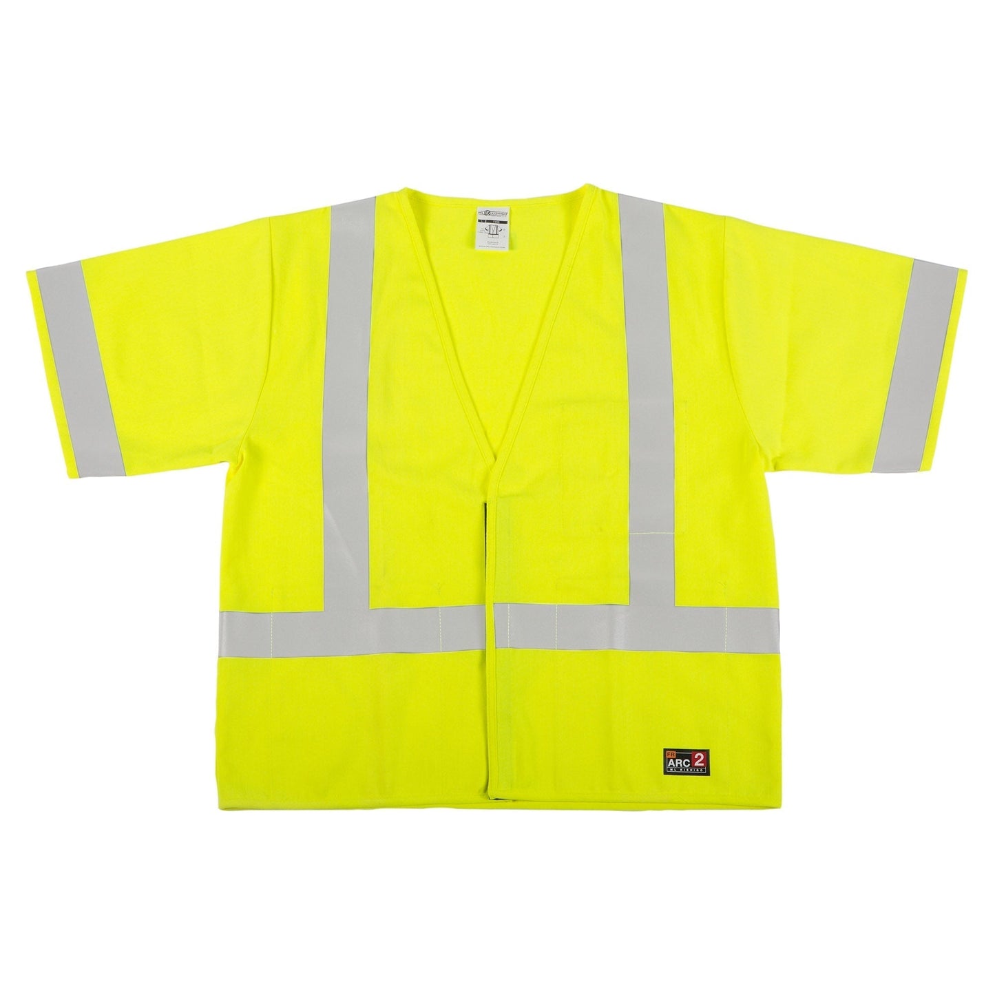 Yellow/Lime Safety Vest - Kishigo - Flame Resistant