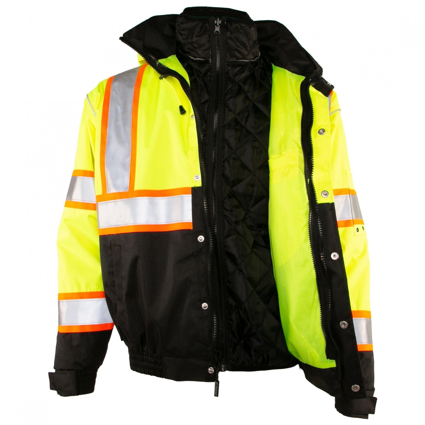 Yellow/Lime Safety Jacket - Kishigo - Waterproof Design