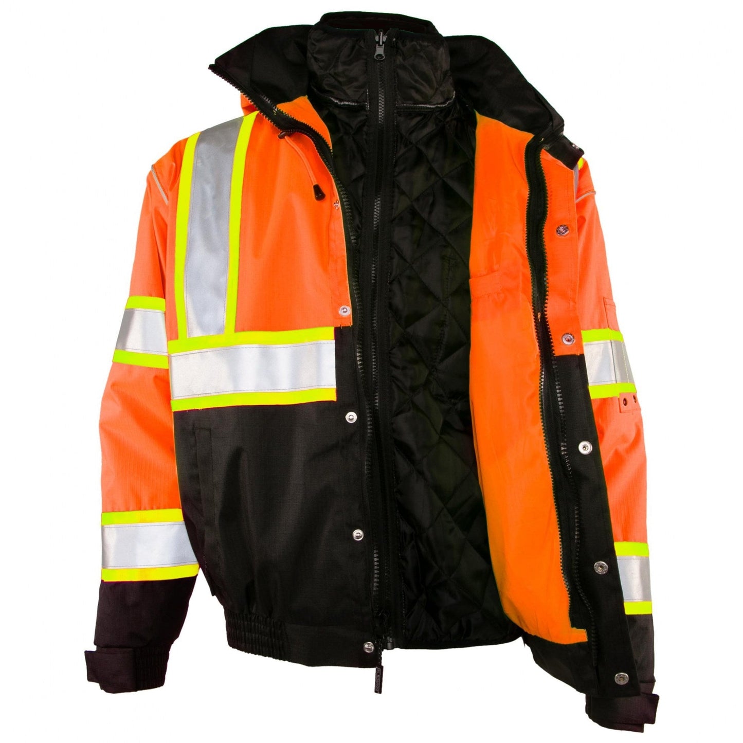 Yellow/Lime Safety Jacket - Kishigo - Waterproof Design