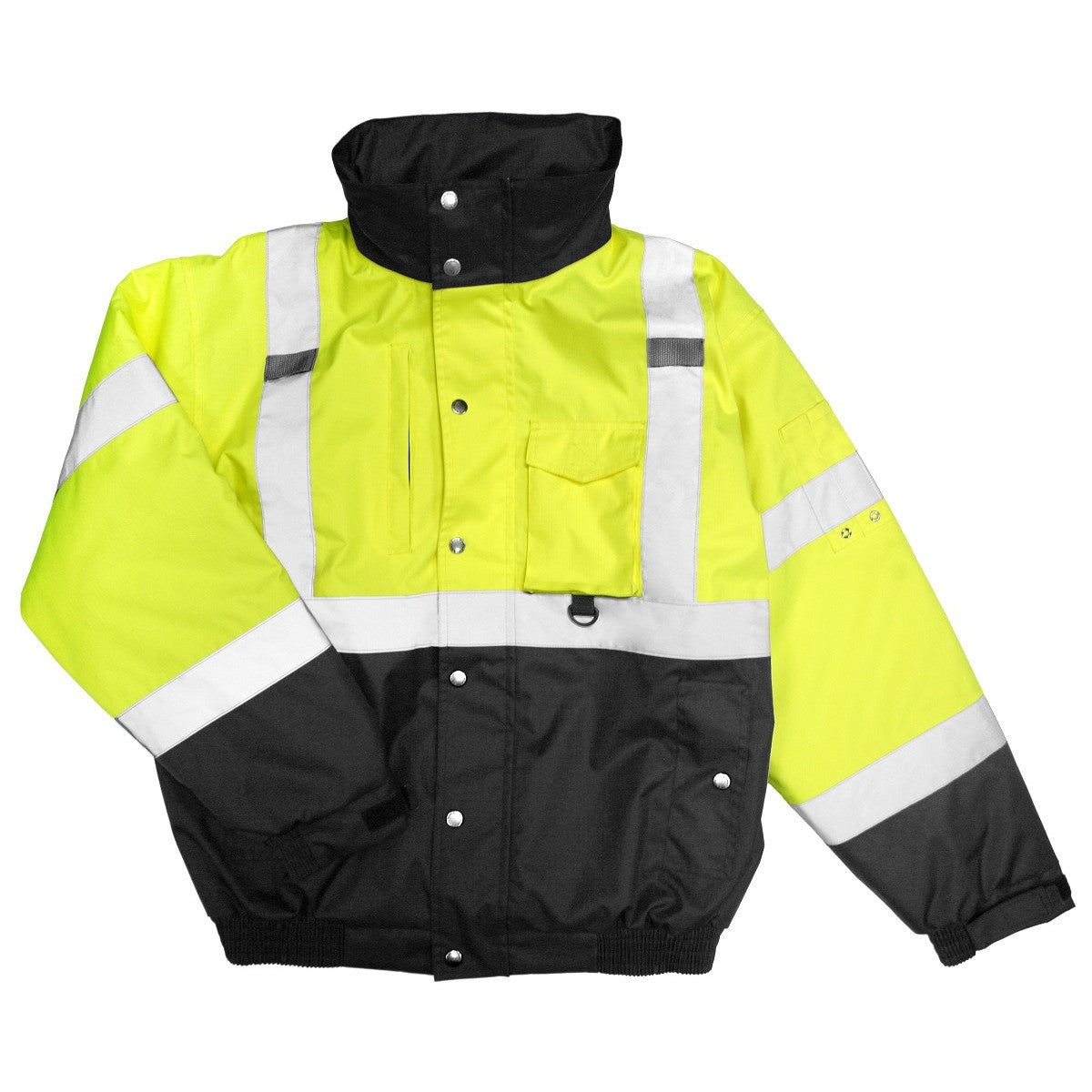 Yellow/Lime Safety Jacket - Kishigo - Ripstop Design