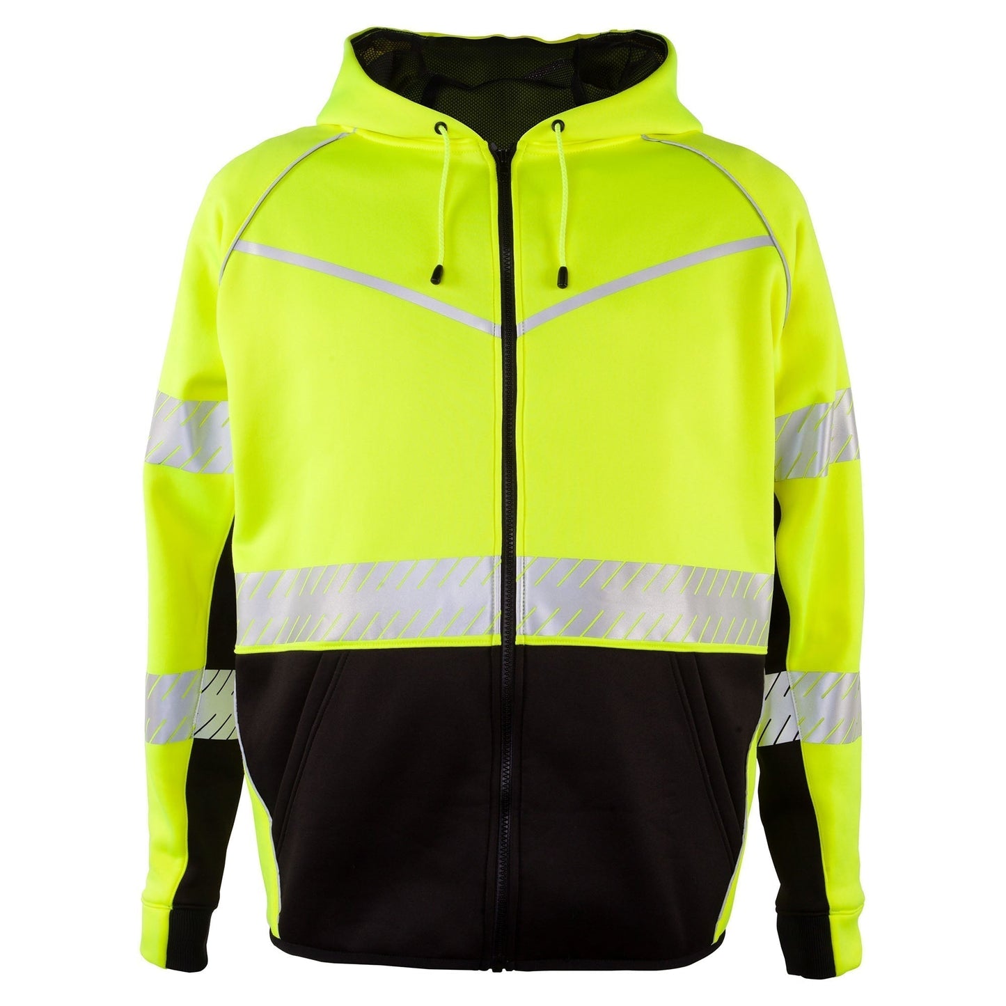 Yellow/Lime Safety Sweatshirt - Kishigo - Reflective Design