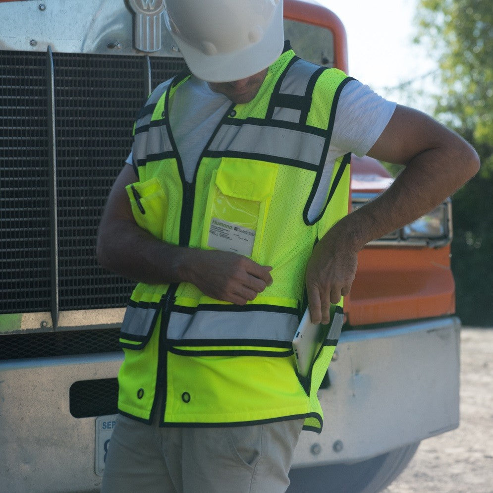 Yellow/Lime Safety Vests - Kishigo - Reflective Design