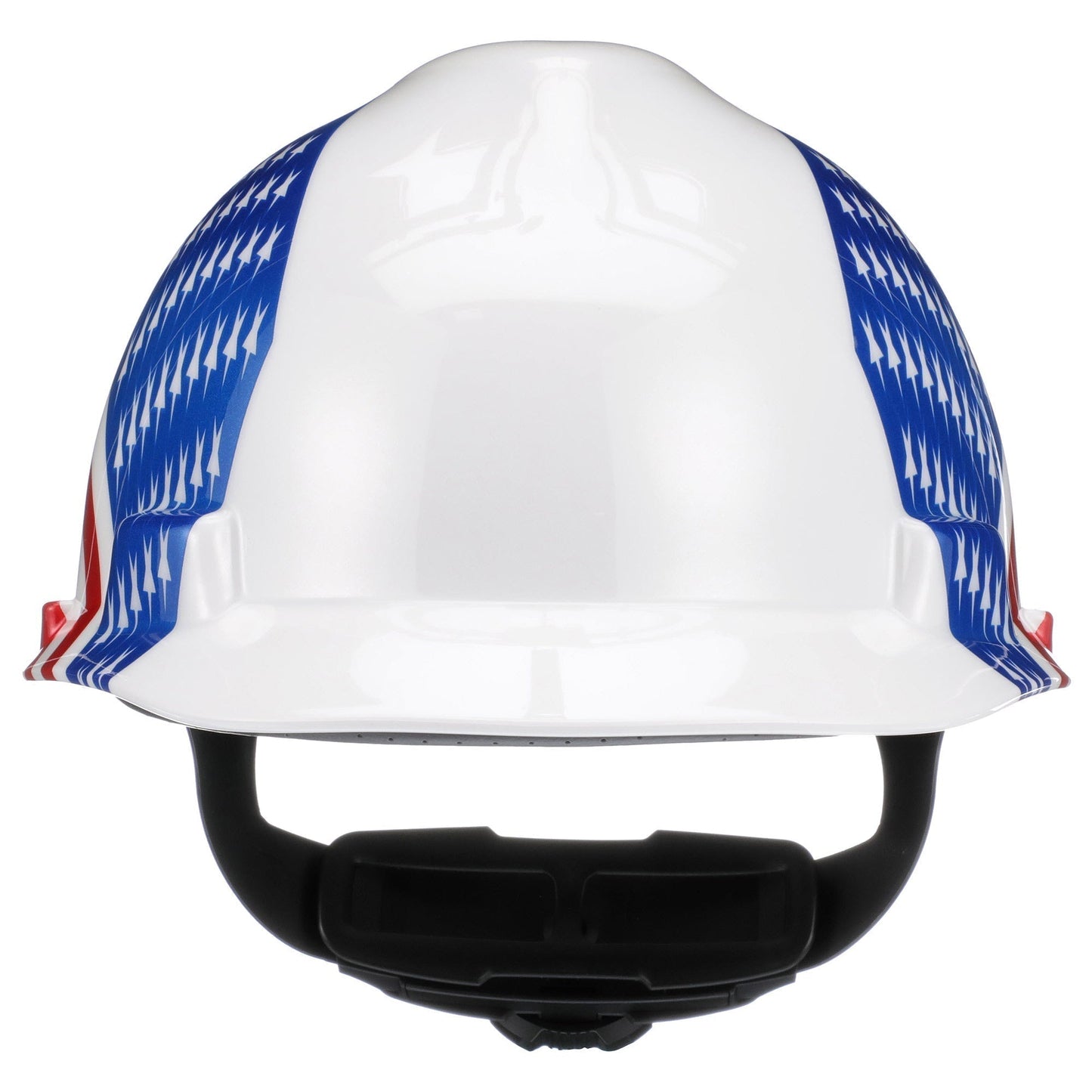 Dual American Flag Logo Hard Hats - MSA - Durable Design