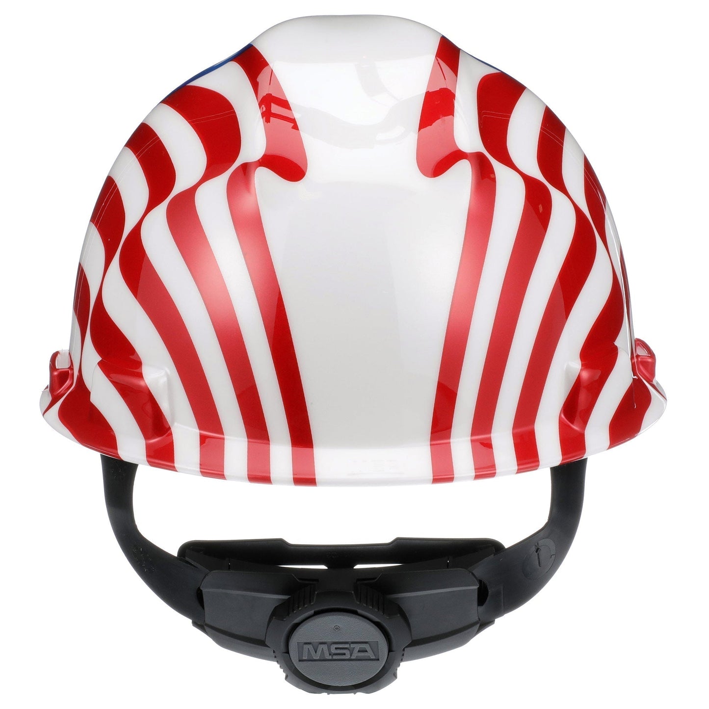 Dual American Flag Logo Hard Hats - MSA - Durable Design
